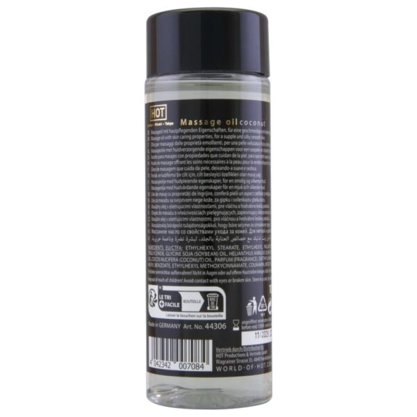 Hot — Massage Oil, 100 ml, Coconut Scent — Body Massage Oils — view 2