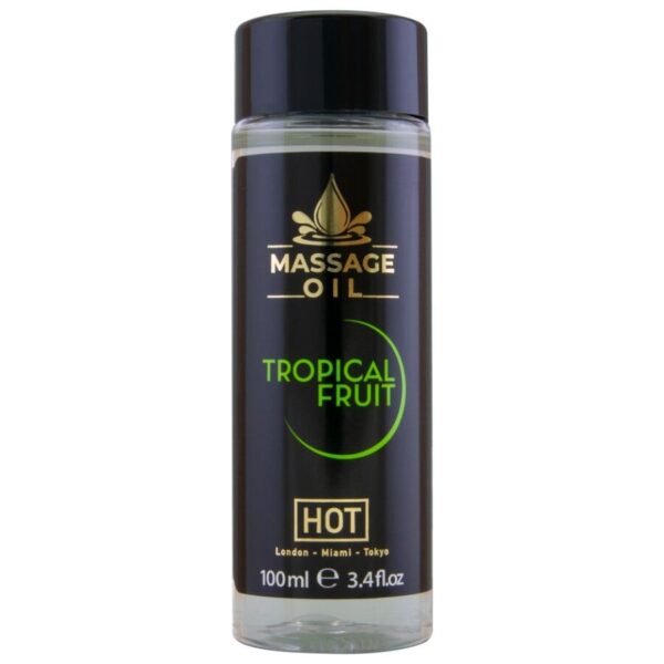 Hot — Massage Oil, 100 ml, Tropical Fruit Scent — Body Massage Oils