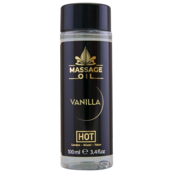 Hot — Massage Oil, 100 ml, Vanilla Scent — Body Massage Oils