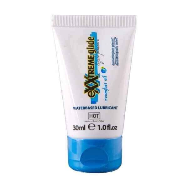 Hot Exxtreme Glide — Anal Lubricant, 30 ml, Water-Based — Anal Lubricants