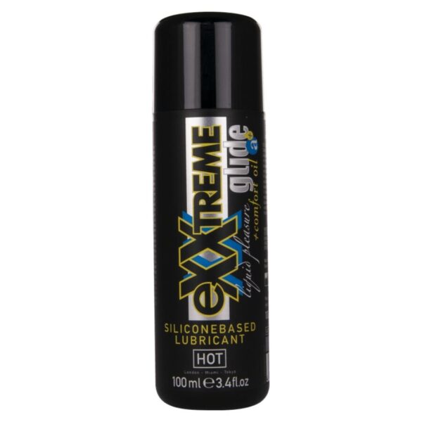 Hot Exxtreme Glide — Anal Lubricant, 100 ml, Silicone-Based — Anal Lubricants