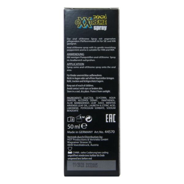 Hot Exxtreme — Anal Relaxing Spray, 50 ml — Anal Relaxing Sprays — view 7