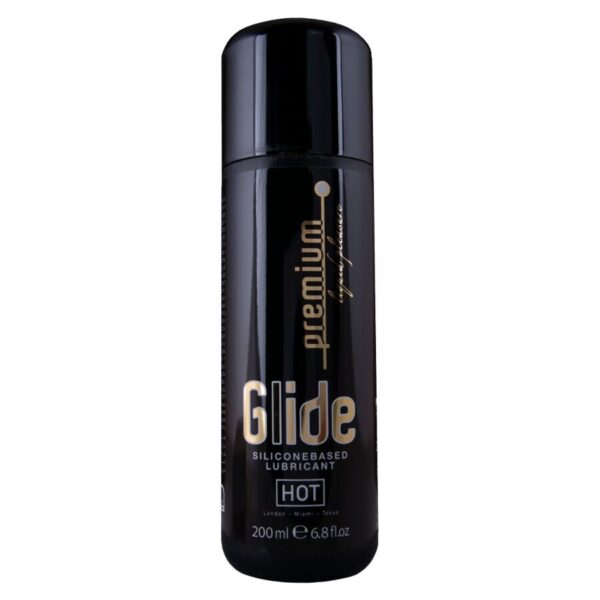 Hot Premium Glide — Silicone-Based Lubricant, 200 ml — Lubes