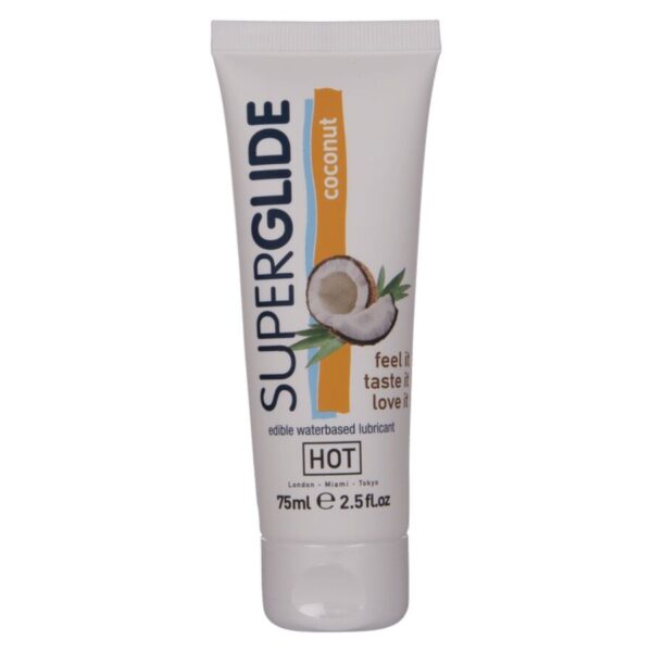 Hot Superglide Coconut — Edible Lube, 75 ml — Flavored Lubricants