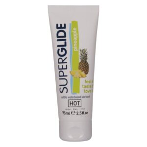 Hot Superglide Pineapple — Edible Lube, 75 ml — Flavored Lubricants