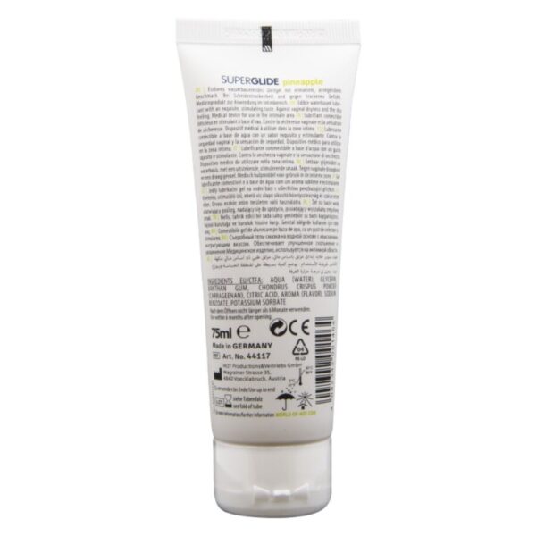 Hot Superglide Pineapple — Edible Lube, 75 ml — Flavored Lubricants — view 2
