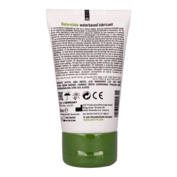 Hot Nature Lube Aloe Vera — Water-Based Lubricant, 30 ml — Lubes — view 2