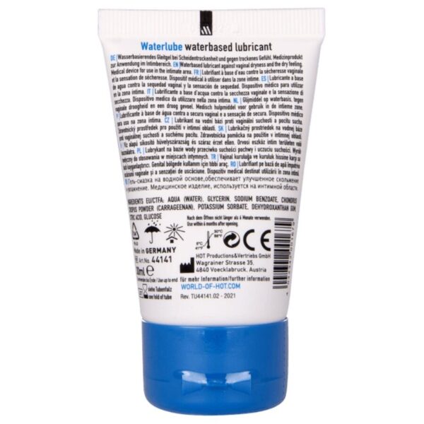 Hot Water Lube Springwater — Water-Based Lubricant, 30 ml — Lubes — view 2