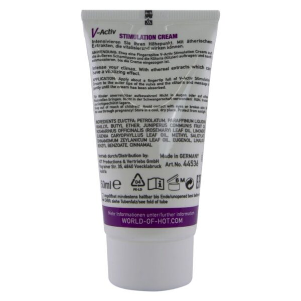 Hot V-Activ — Stimulating Cream, 50 ml — Arousal Gels for Women — view 4