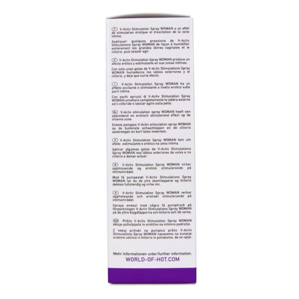Hot V-Activ — Stimulating Spray, 50 ml — Arousal Gels for Women — view 6