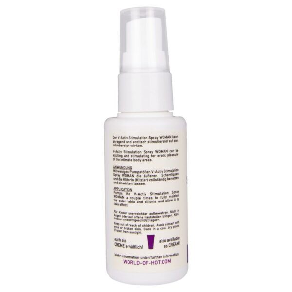 Hot V-Activ — Stimulating Spray, 50 ml — Arousal Gels for Women — view 4