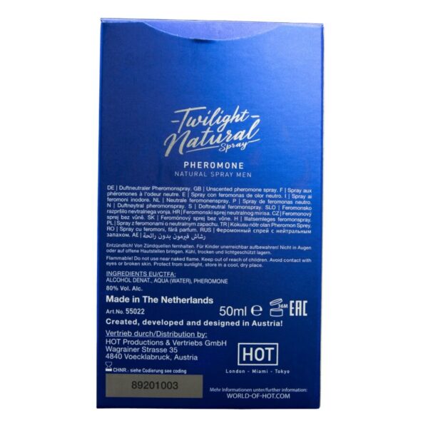 Hot Twilight Natural — Pheromone Cologne, 50 ml, Odourless — Men's Pheromone Perfumes — view 3