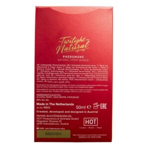 Hot Twilight Natural — Pheromone Perfume, 50 ml, Odourless — Pheromone Perfumes — view 2