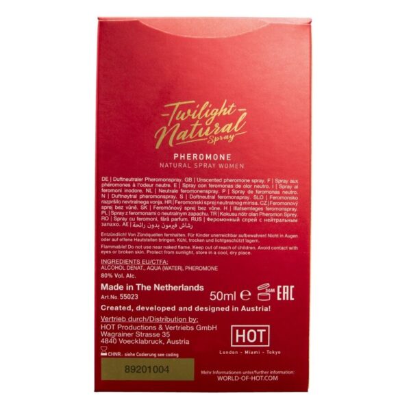 Hot Twilight Natural — Pheromone Perfume, 50 ml, Odourless — Pheromone Perfumes — view 2