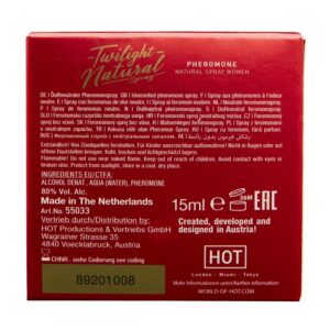 Hot Twilight Natural — Pheromone Perfume, 15 ml, Odourless — Pheromone Perfumes — view 2