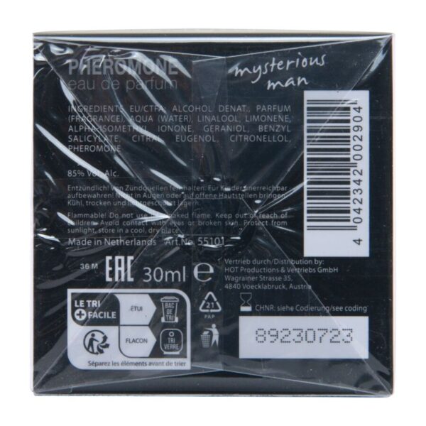 Hot London Mysterious — Pheromone Cologne, 30 ml — Men's Pheromone Perfumes — view 6