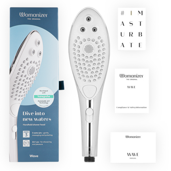 Womanizer Wave — Clitoral Stimulator, Chrome — Clitoral Stimulators — view 6