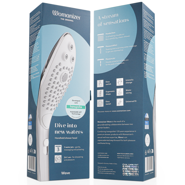 Womanizer Wave — Clitoral Stimulator, Chrome — Clitoral Stimulators — view 7