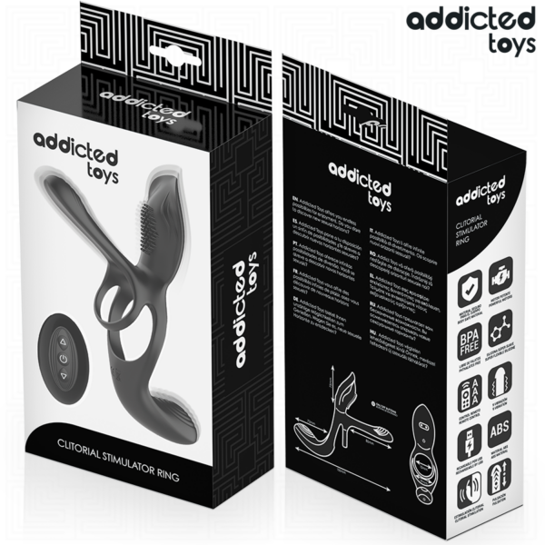 Addicted Toys Clitoral — Vibrating Cock Ring, Remote Control — Cock Rings — view 2
