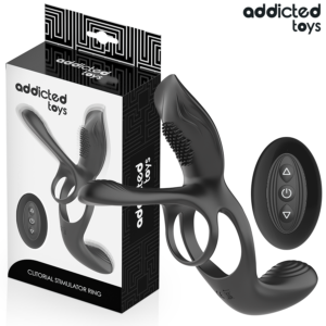 Addicted Toys Clitoral — Vibrating Cock Ring, Remote Control — Cock Rings