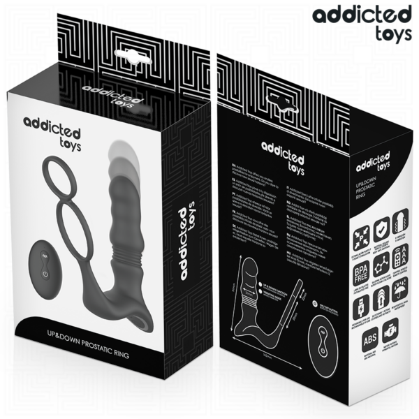 Addicted Toys Up and Down — Prostate Vibrator, Cock Ring — Anal — view 7