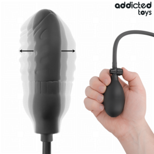 Addicted Toys Model 3 — Inflatable Dildo, Black — Anal — view 2