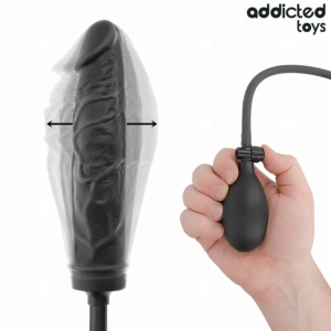 Addicted Toys Model 4 — Inflatable Dildo, Black — Anal — view 2