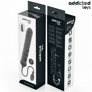 Addicted Toys Model 5 — Inflatable Dildo, XL, Black — Anal — view 2