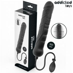 Addicted Toys Model 5 — Inflatable Dildo, XL, Black — Anal