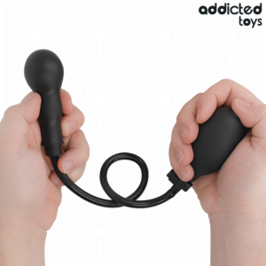 Addicted Toys Model 1 — Inflatable Butt Plug, Black — Anal — view 4