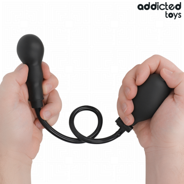 Addicted Toys Model 1 — Inflatable Butt Plug, Black — Anal — view 4