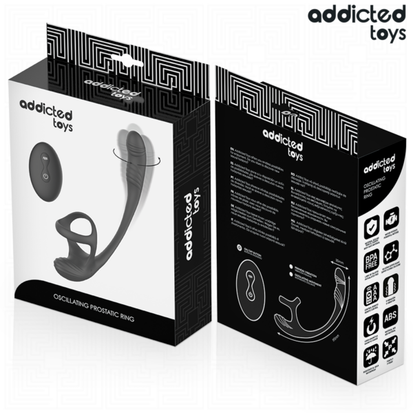 Addicted Toys 360 Waving — Prostate Vibrator, Black — Anal — view 8