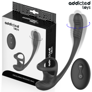 Addicted Toys 360 Waving — Prostate Vibrator, Black — Anal