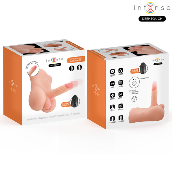 Intense Damien Torso — Thrusting Vibrator, Remote Control — Anal — view 3