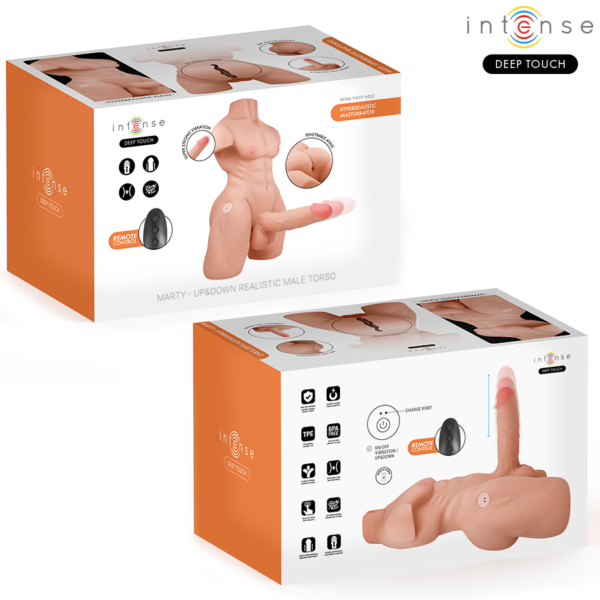 Intense Marty Torso — Thrusting Vibrator, Remote Control — Anal — view 7