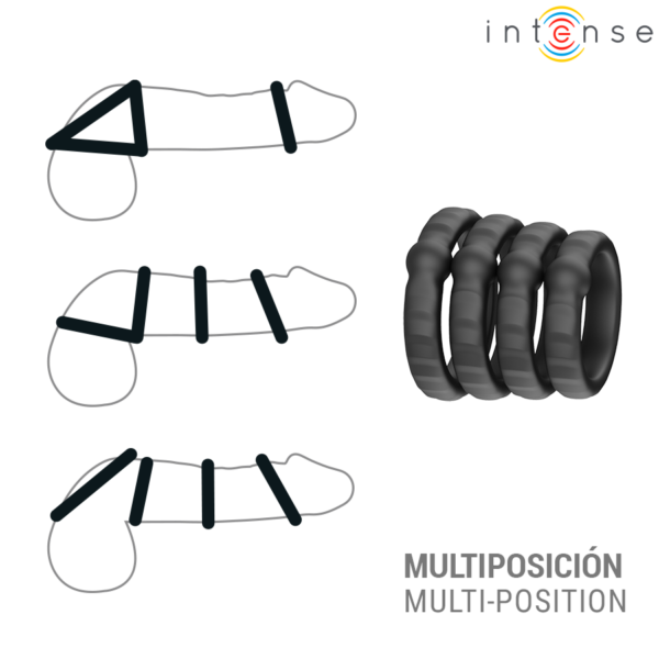 Intense Michiel — Cock Ring Set — Classic Cock Rings — view 3