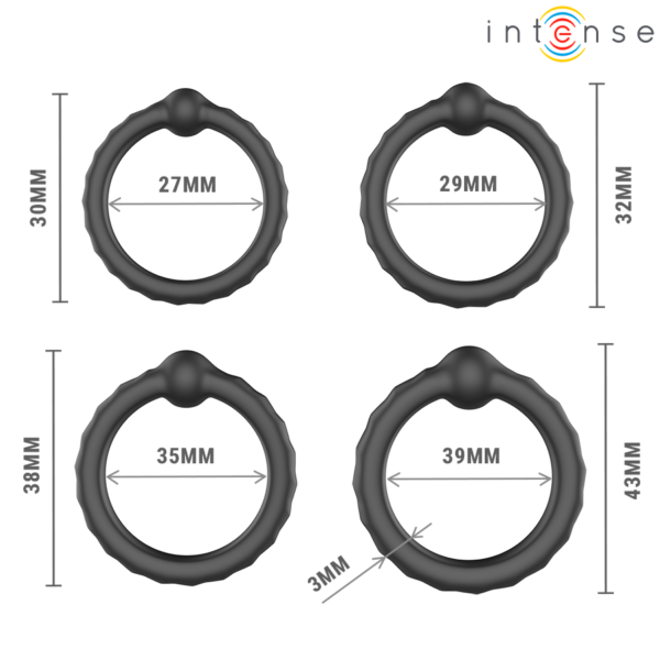Intense Michiel — Cock Ring Set — Classic Cock Rings — view 5