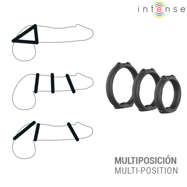 Intense Peter — Cock Ring Set — Classic Cock Rings — view 3