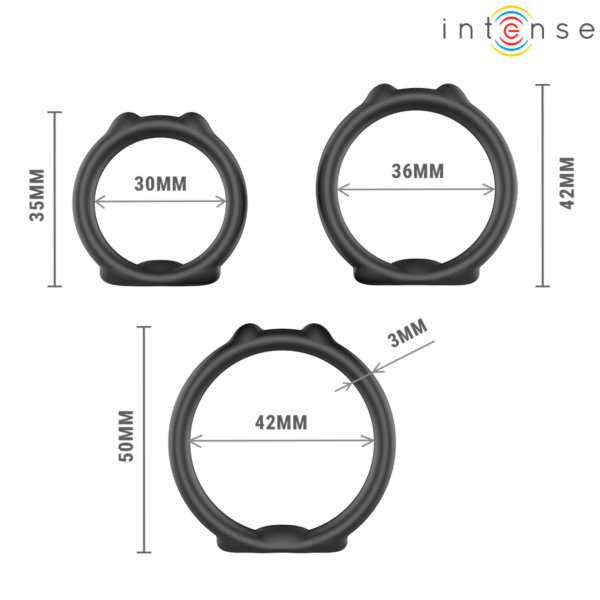 Intense Peter — Cock Ring Set — Classic Cock Rings — view 5