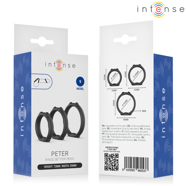 Intense Peter — Cock Ring Set — Classic Cock Rings — view 6