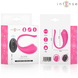 Intense Olivia — Vibrating Egg, Rechargeable, Pink — Clitoral Stimulators — view 4