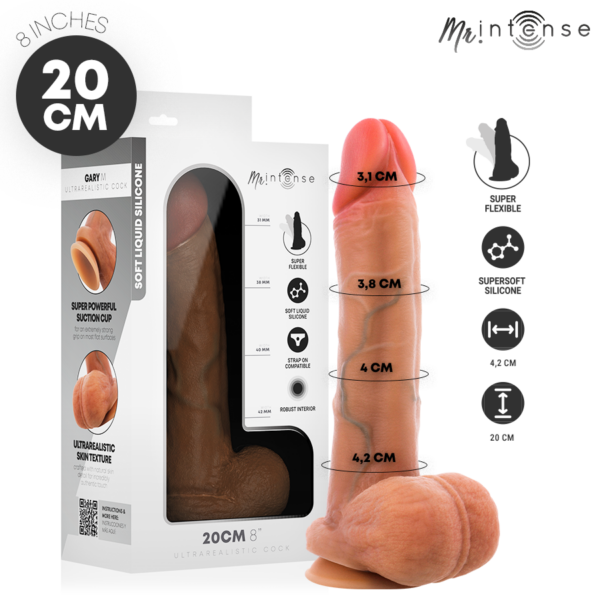 Mr Intense Gary M — Realistic Dildo 20 cm — Anal