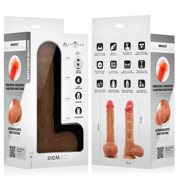 Mr Intense Bradley — Realistic Vibrator, Heated, 21 cm — Realistic Vibrators — view 8
