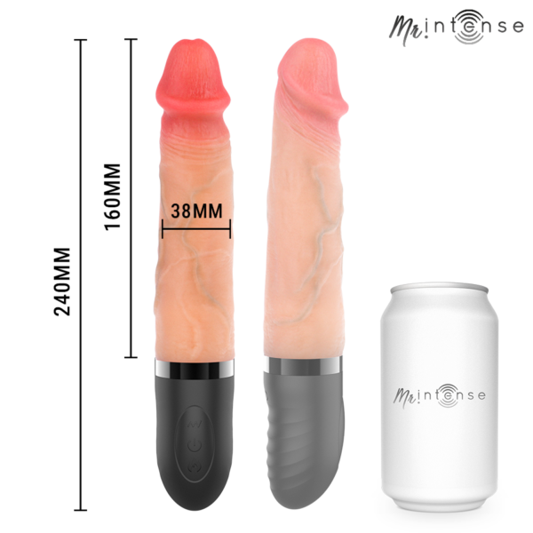 Mr Intense Jean — Realistic Vibrator, Heated, 24 cm — Realistic Vibrators — view 2