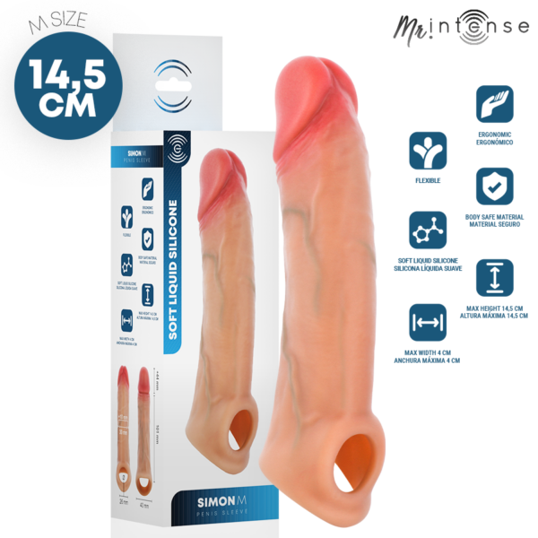 Mr Intense Simon M — Penis Sleeve, Silicone — Penis Accessories