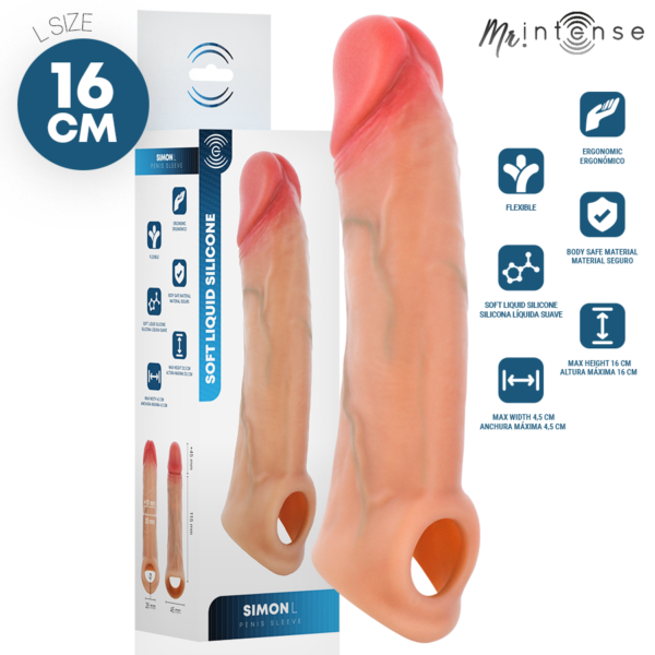Mr Intense Simon L — Penis Sleeve, Silicone — Penis Accessories