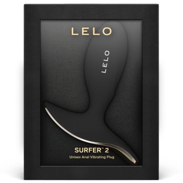 LELO Surfer 2 — Vibrating Butt Plug, App-Controlled, Black — Anal — view 4