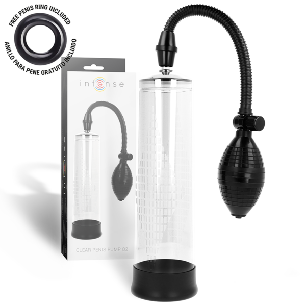 Intense 02 — Penis Pump, Waterproof, Transparent — Penis Accessories