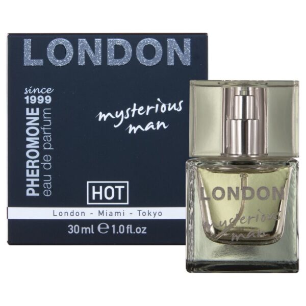 Hot London Mysterious — Pheromone Cologne, 30 ml — Men's Pheromone Perfumes