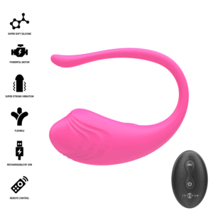 Intense Olivia — Vibrating Egg, Rechargeable, Pink — Clitoral Stimulators — view 2
